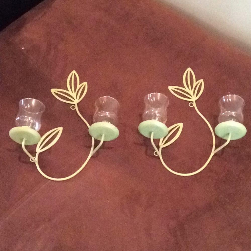 2 PartyLite Sconces